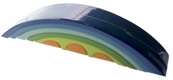 Конструктор дерев'яний NIC Міст, синій (NIC523331) - Pampik - 6