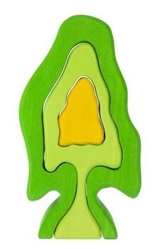 Конструктор дерев'яний NIC Зелене дерево (NIC523080) - Pampik - 2