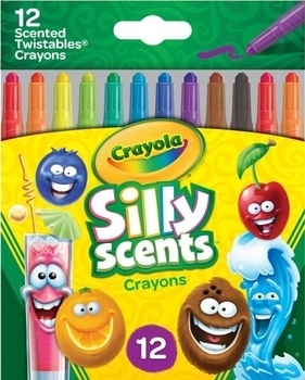 Воскова крейда Crayola ароматизовані, 12 шт. (52-9712) - Pampik