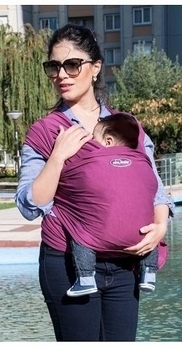 Слінг Sevi bebe, бузковий (562) - Pampik - 2