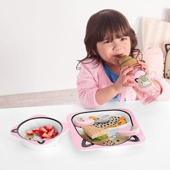 Набір тарілок Skip Hop Леопард, 2 шт. (252224) - Pampik - 2