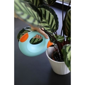 Лейка Quut Cana, блакитний з помаранчевим, 1 л (170570) - Pampik - 2