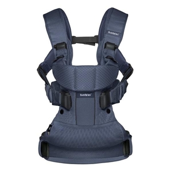 Рюкзак-кенгуру BabyBjorn Baby Carrier One Air Dark Blue Mesh, темно-синий (93008) - Pampik - 2