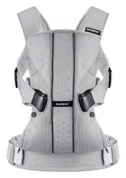 

Рюкзак-кенгуру BabyBjorn Baby Carrier One Air Silver Mesh, светло-серый (93004)