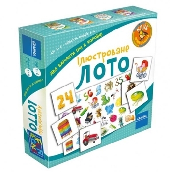 Настольная игра Granna Иллюстрированное лото, укр. язык (82517) - Pampik