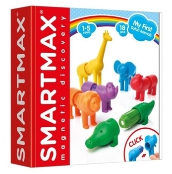 Конструктор SmartMax Мои первые дикие животные, 18 деталей (SMX 220) - Pampik