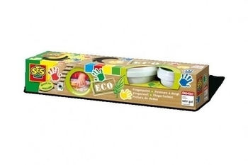 Пальчиковые Экокраски Ses Creative Мои первые рисунки, 4 цвета (24926S) - Pampik