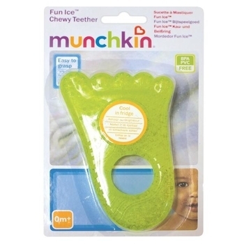 Прорізувач Munchkin Fun Ice Chewy Teether Ніжка, зелений (011324.030) - Pampik