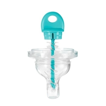 Ершик для чистки бутылочек и сосок Munchkin Bottle & Teat Brush, зеленый (011096.03) - Pampik - 2