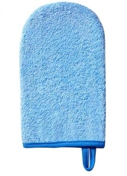 Рукавица для купания BabyOno Frotte, синий (167) - Pampik