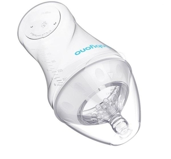 Пляшечка для годування BabyOno Natural Nursing, повільний потік, 250 мл (1451) - Pampik - 3