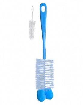 Йоржик для пляшечок і сосок BabyOno, синій (720) - Pampik