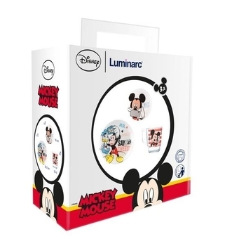 Набір посуду Luminarc Disney Party Mickey, 3 шт. (N5278) - Pampik - 4