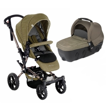 Універсальна коляска 2 в 1 Jane Crosswalk Coche Cuco Light Woods, зелений (5463/S91) - Pampik