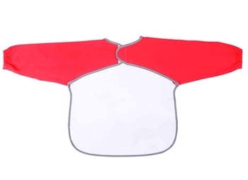 Нагрудник BabyOno з довгим рукавом, червоний (837) - Pampik - 2