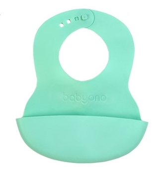 Нагрудник BabyOno, зеленый (835) - Pampik