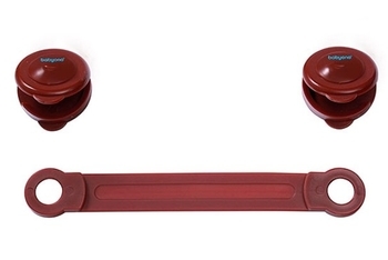 Універсальний безпечний замок BabyOno, 2 шт., коричневий (953/02) - Pampik - 2