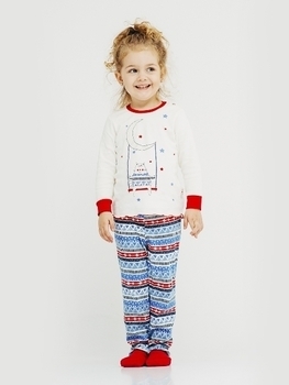 Піжама Smil Сюрприз, інтерлок, р. 98, бежевий - Pampik - 5