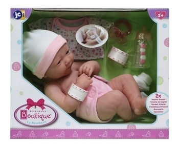 Пупс JC Toys Ньюборн Мрійник з аксесуарами, 36 см (JC18548-2) - Pampik - 2