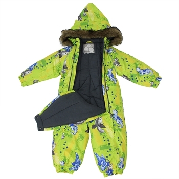 Термокомбінезон Huppa Keira, р. 98, зелений з жовтим (31920030-72147-098) - Pampik - 3