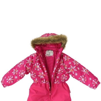 Термокомбінезон Huppa Willy, р. 128, рожевий з червоним (31900030-71663-128) - Pampik - 3