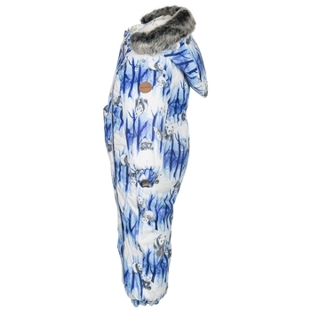 Термокомбінезон Huppa Reggie 1, р. 62, синій з білим (36020130-72335-062) - Pampik - 4