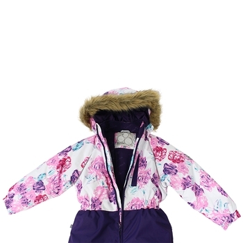 Термокомбінезон Huppa Willy, р.122, білий з фіолетовим (31900030-71520-122) - Pampik - 3