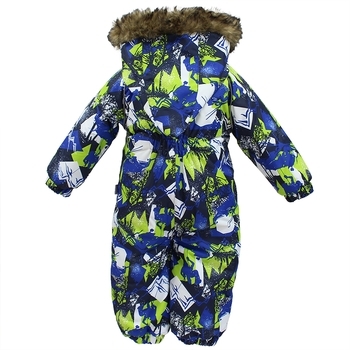 Термокомбинезон Huppa Keira, р.68, синій з зеленим (31920030-72535-068) - Pampik - 4