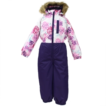 Термокомбінезон Huppa Willy, р.122, білий з фіолетовим (31900030-71520-122) - Pampik