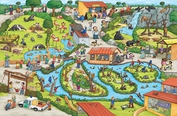 Міні Віммельбух Зоопарк! - Каролін Гертлер (000062) - Pampik - 5