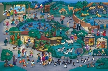 Міні Віммельбух Зоопарк! - Каролін Гертлер (000062) - Pampik