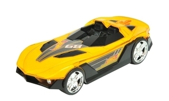 Машинка Hot Wheels Yur So Fast Супергонщик, зі світлом і звуком, 25 см (90531) - Pampik