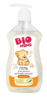 Гель для миття дитячого посуду BIO Няня Ромашка, 500 мл - Pampik