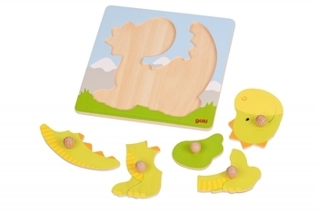 Пазл-вкладиш Goki Дракон (57553G) - Pampik - 3