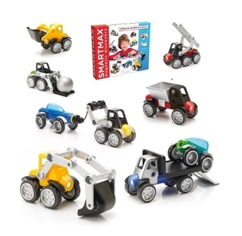 Магнітний конструктор SmartMax Потужні машини, мікс (SMX 303) - Pampik - 2