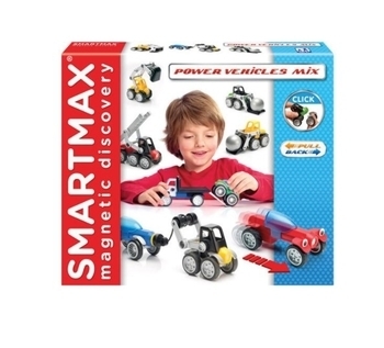 Магнітний конструктор SmartMax Потужні машини, мікс (SMX 303) - Pampik
