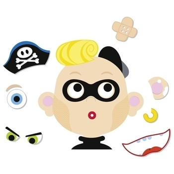 Розвиваюча гра Goki Забавні гримаси Хлопчик (58488G) - Pampik