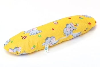 Подушка для вагітних Василинка Сонячні слоники, жовтий (36228) - Pampik