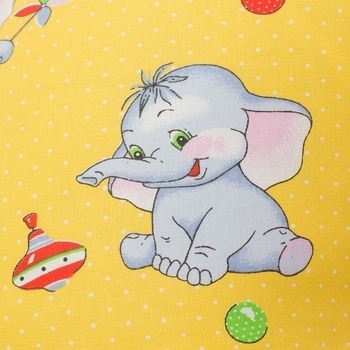 Наволочка на подушку для вагітних Василинка Сонячні слоники (37228) - Pampik