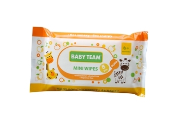 Подарок! Гигиенические влажные салфетки Baby Team, 8 шт. (0050) - Pampik