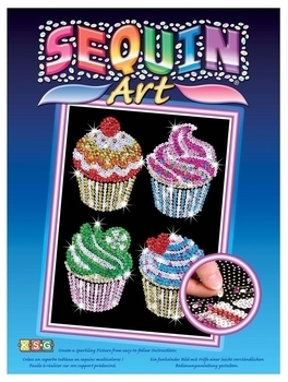 Набор для творчества Sequin Art Blue Пирожные (SA1130) - Pampik