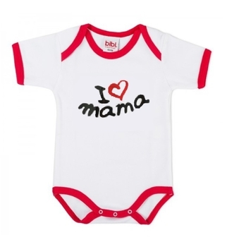 Подарунковий набір Bibi Я люблю маму, боді і пляшечка (112516) - Pampik - 3
