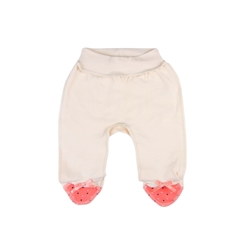 Повзунки Няня Веселий дощик, інтерлок, р.56, молочний (17202) - Pampik