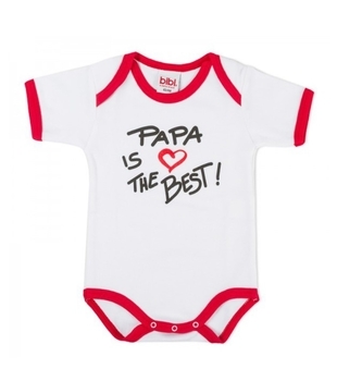 Подарунковий набір Bibi Мій тато найкращий, боді і пляшечка (112549) - Pampik - 3