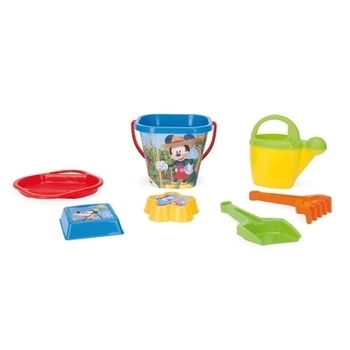 Набор для песка Wader Disney Микки Маус, 7 элементов, желтый с синим (77242) - Pampik