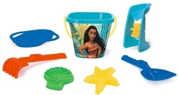 Набор для песка Wader Disney Ваяна, 7 элементов, голубой с синим (78442) - Pampik