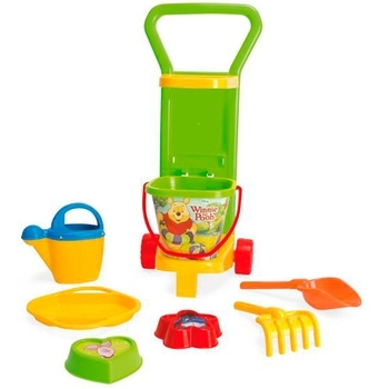 Набор для песка Wader Disney Винни-Пух, жетлый с зеленым (77170) - Pampik