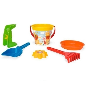 Набір для піску Wader Disney Вінні-Пух, 6 елементів, жовтий (77137) - Pampik