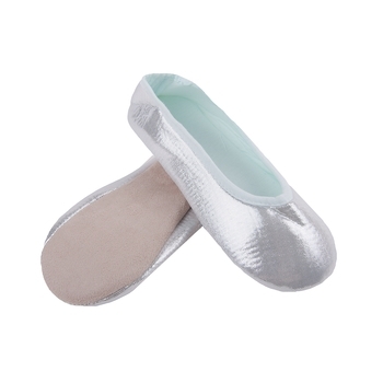 Балетки YO! Блискучі, р.30-31, сріблястий з бірюзовим (BL-25) - Pampik - 2