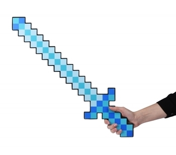 Меч іграшковий Same Toy майнкрафт, блакитний (16009Ut) - Pampik - 2